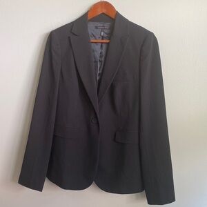 Victoria’s Secret Woman’s Size 12 Black Jacket Suit Blazer Single Button